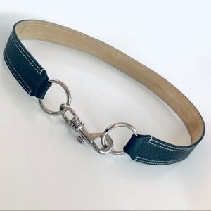 MIU MIU BLACK LEATHER BELT